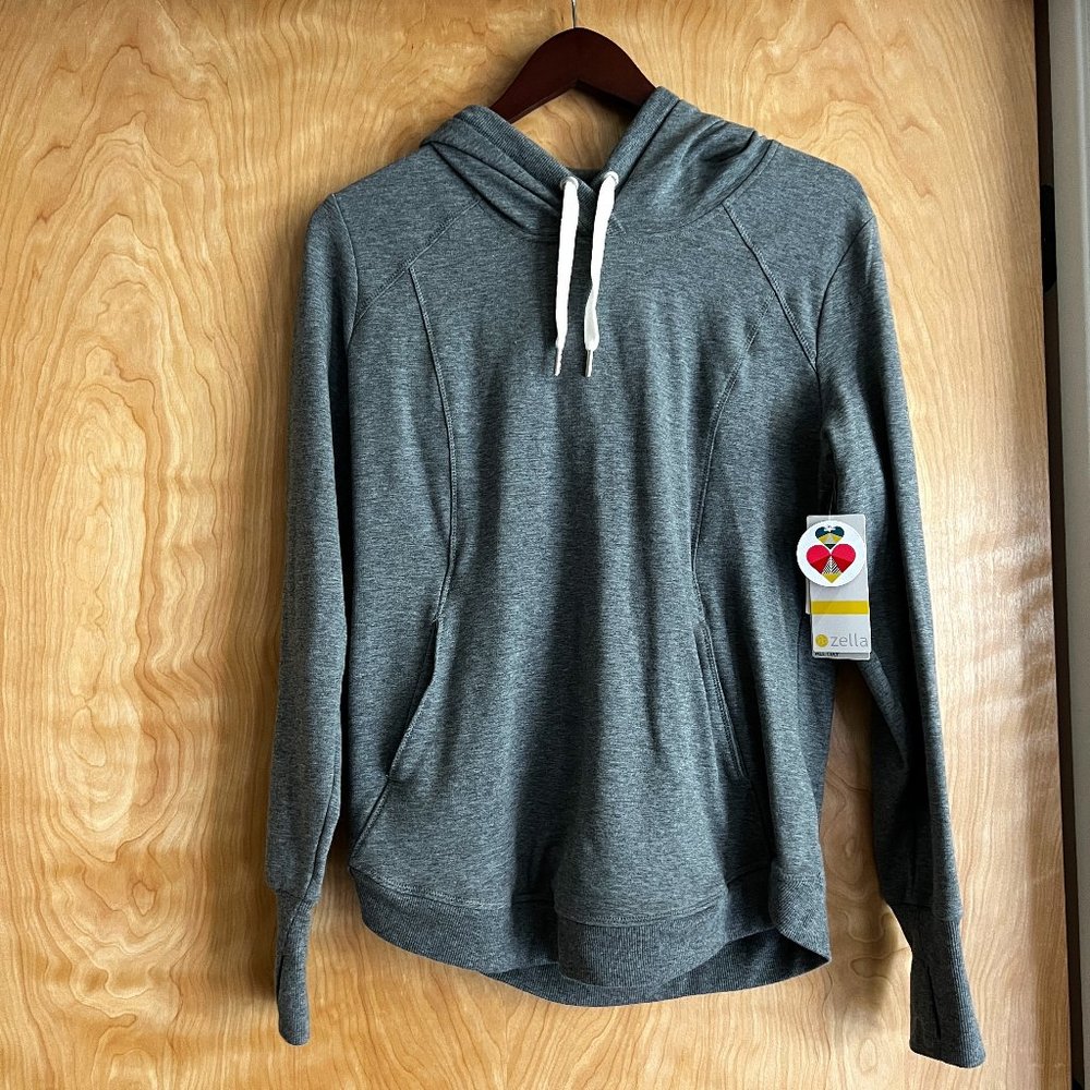 Zella Hoodie Women's Small Dark Grey Heather